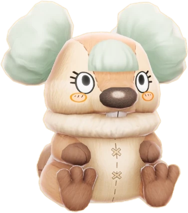 복슬복슬 비버 인형 이미지