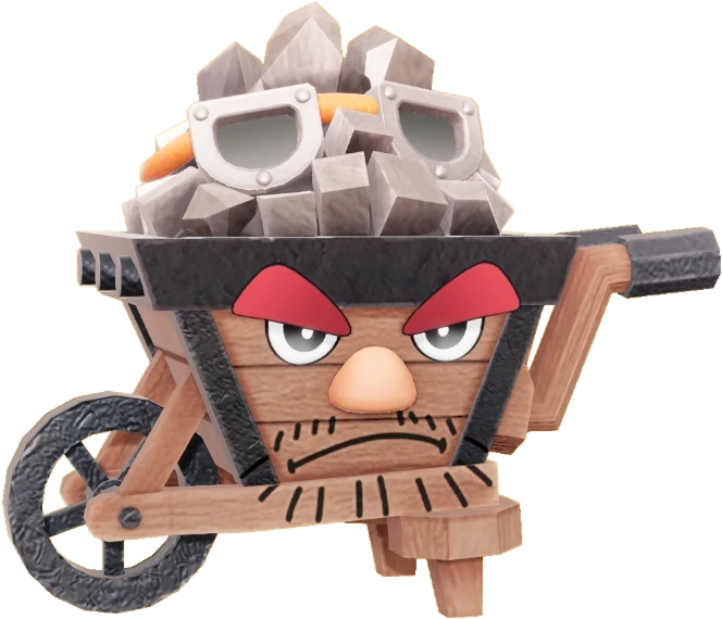 투박한 손수레 이미지