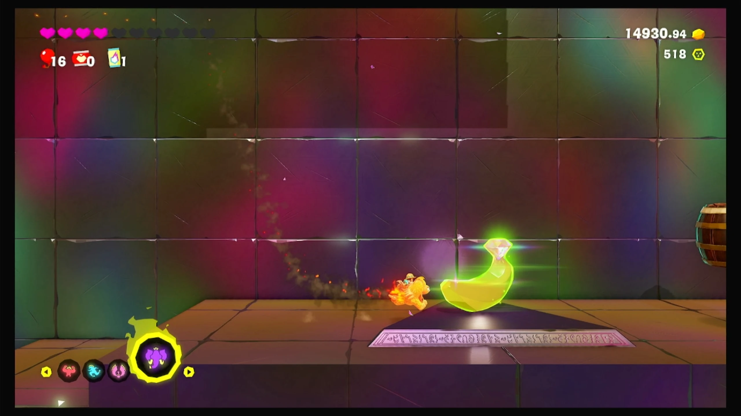 07 용암을 피해 공중 돌파 이미지