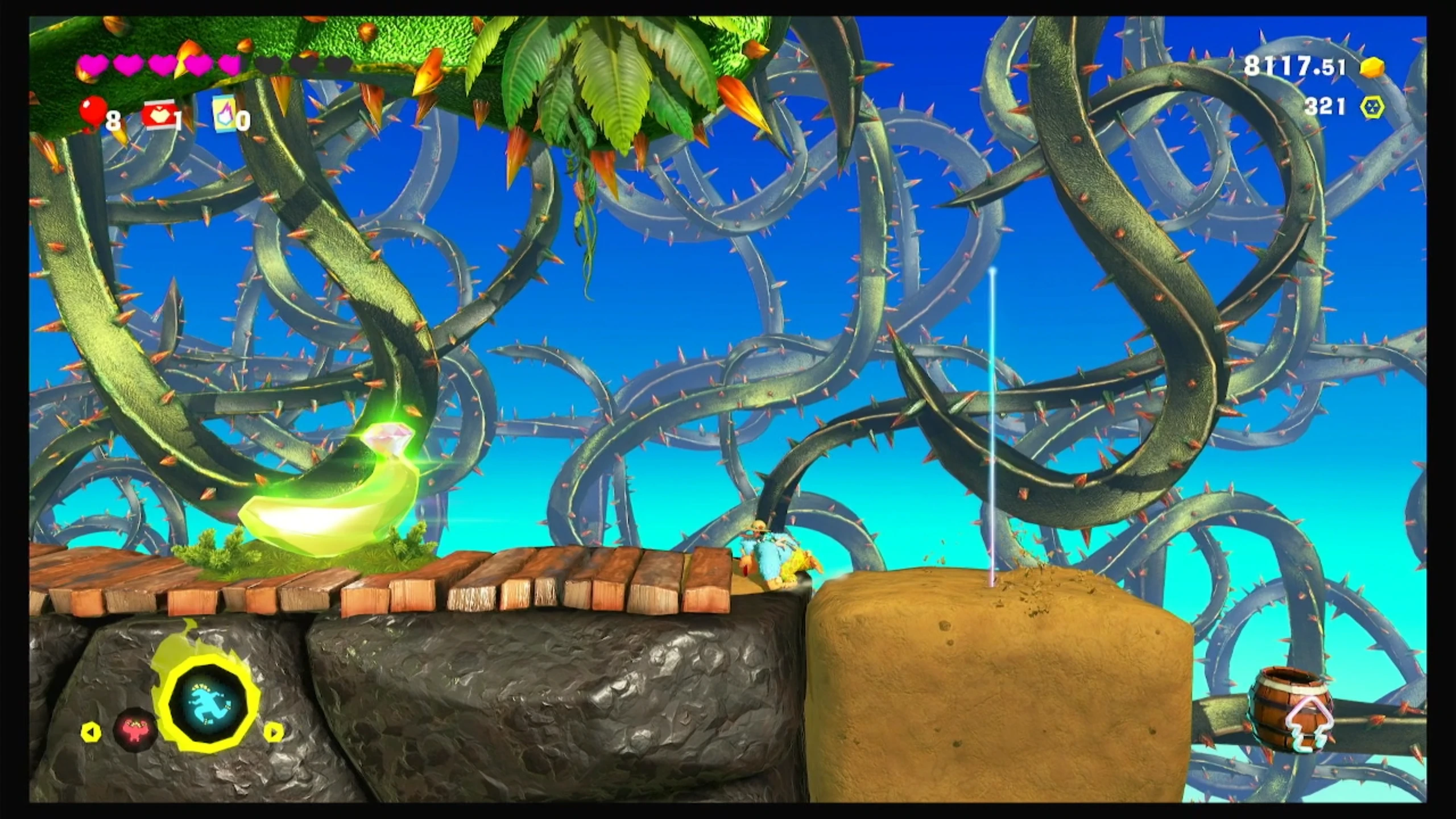 11 가시로 가득한 길 가운데 이미지