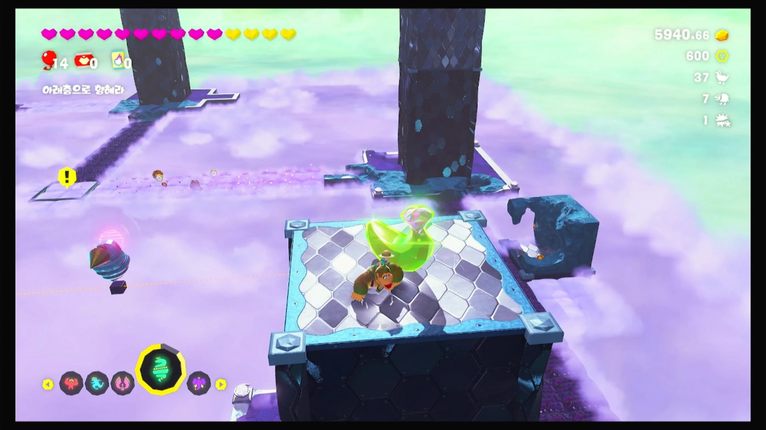 69 글루미노 운해의 기둥 위 이미지