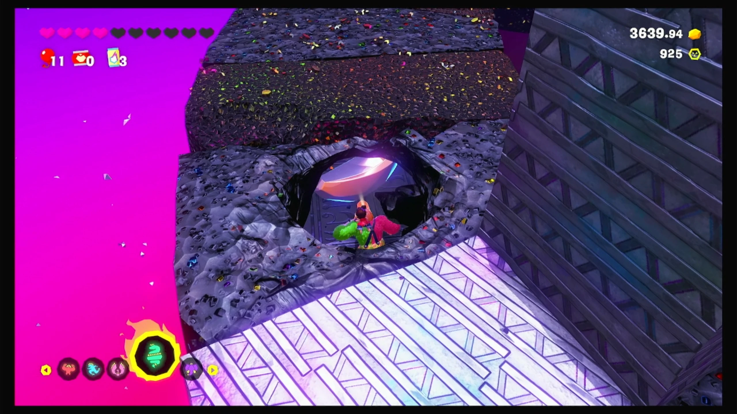 70 레이저 지대에 묻힌 바나나 이미지